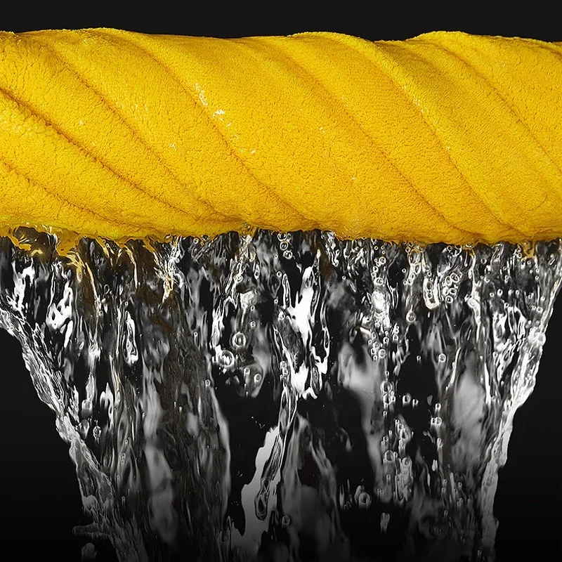 korea micro fiber wash detailing product edgeless microfiber car care cleaning dry cloth 1400gsm microfibre coral fleece towels