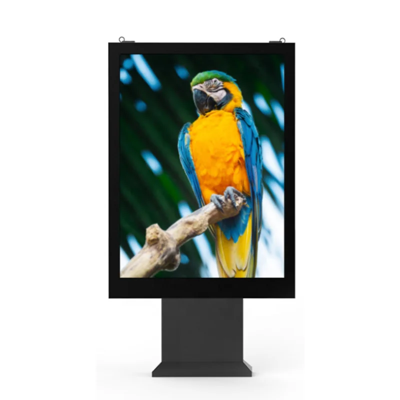 Outdoor Aluminum Profiles Digital Signage And Displays 3d Anti Glare Led Billboard Outdoor Advertising Lift Off Door