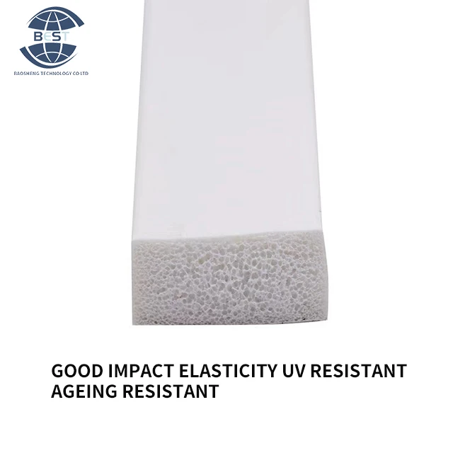 Support non-standard customized high-density polyurethane foam extruded silicone foam mechanical sealing strip