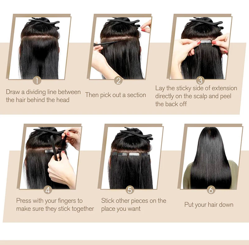 10A 12A Double Drawn Body Wave Tape In Hair Extension Seamless Invisible Tape In Wave Human Hair Extensions