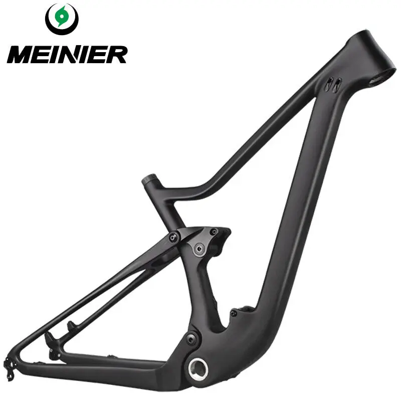 carbon full suspension frame 29 black matt XC Carbon Frames Plus 29inch Frameset
