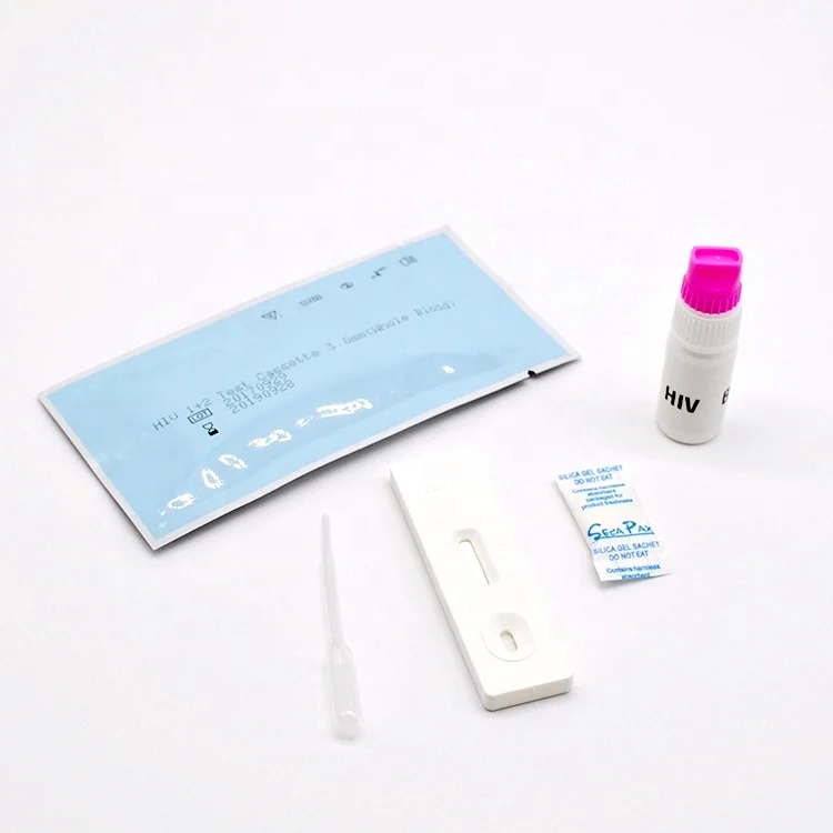  Medical one step diagnostic HIV 1+2 Blood Rapid test