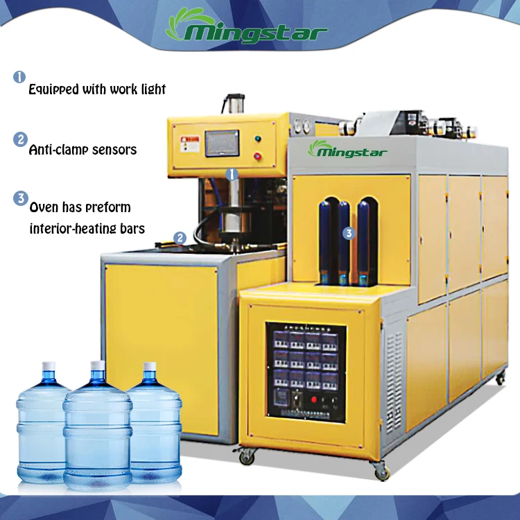 manual blowing pet bottle machine preform heat electric blow water making bottle blowing machine