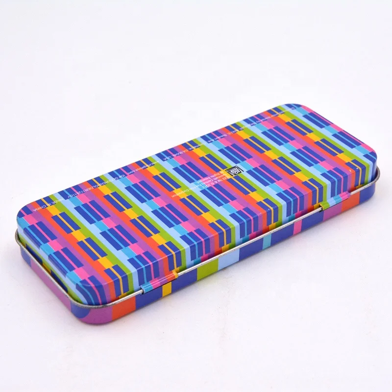 Standard wholesale tin pencil box for children