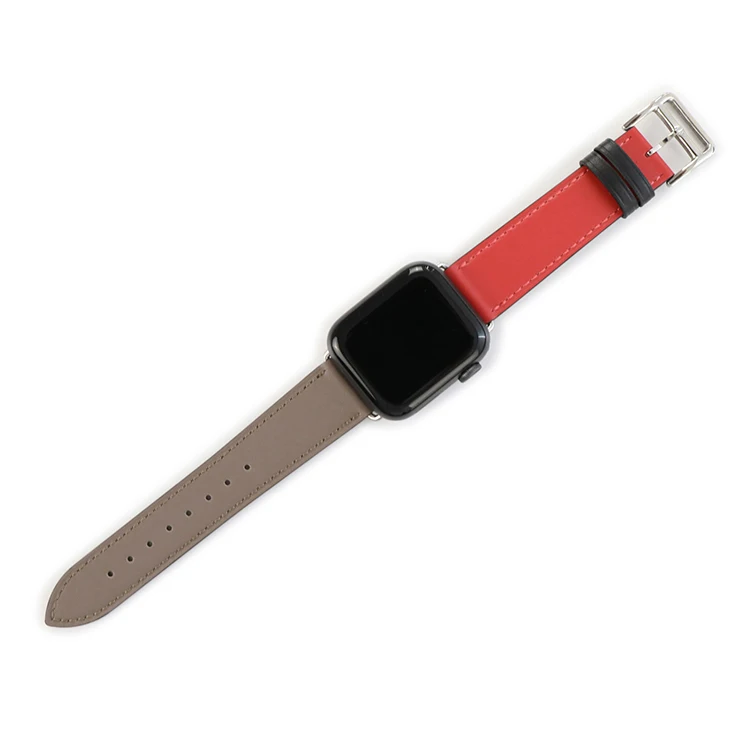 Handmade First Layer Genuine Leather Wrist Band for iPhone Watch Band Leather