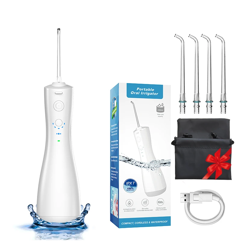  H20floss Dental Cordless 2000mAh Long Lasting Battery 250ml Water Tank oral irrigator