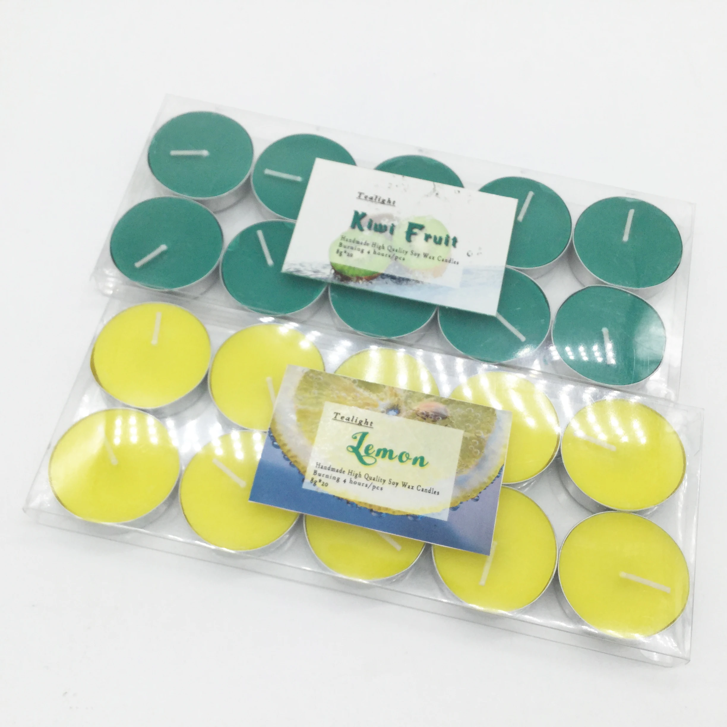 Custom Wholesale  Luxury Gift Packing Wedding Candle Set Lavender Tea Lights Paraffin Wax Candle