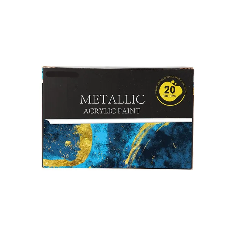 Metal Fluid Acrylic Paint 60ML Fluid Bear Paint Painting Paint DIY