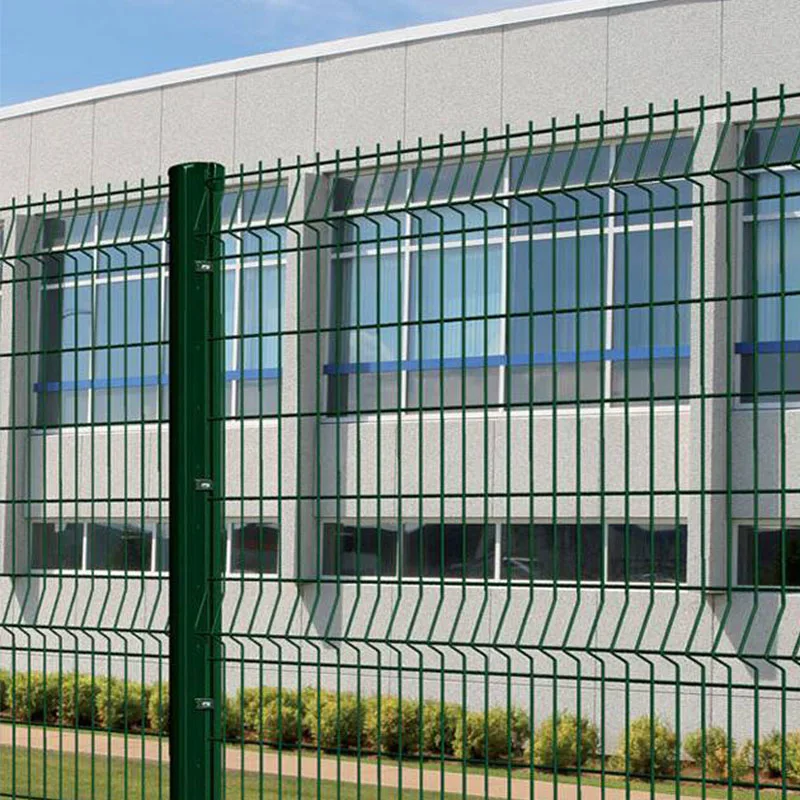 3D Curved Wire Mesh Fence Green Curvy Welded Mesh Customizable Farm Fencing with Powder Coated Frame Accessory