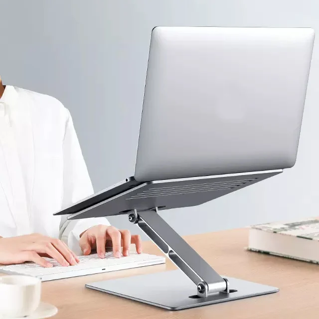 Oulaike P10 Mobile Phone Accessories Portable Holder Laptop Stand Aluminum Foldable Laptop Phone Holder