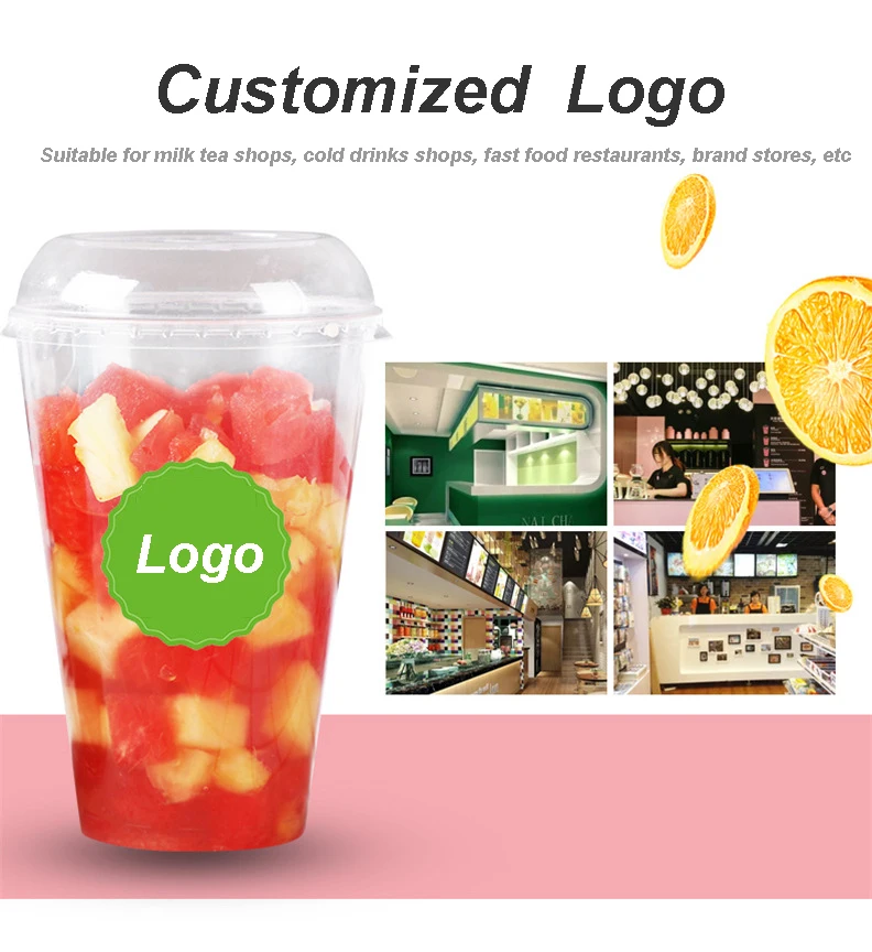 Wholesale Plastic Cup For Smoothie Coffee With