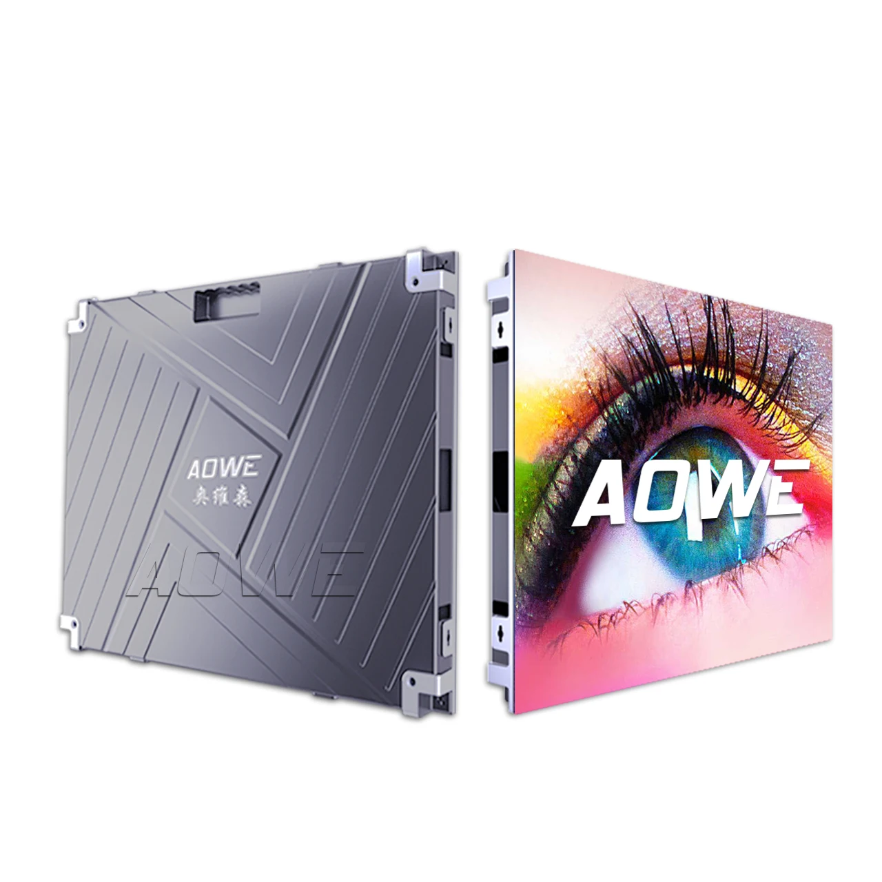 GOB P1.8 P2.5 Indoor Led Poster Screen Led Digital Display For Banner Portable Led Video Wall With Wheels For Trade Show Store