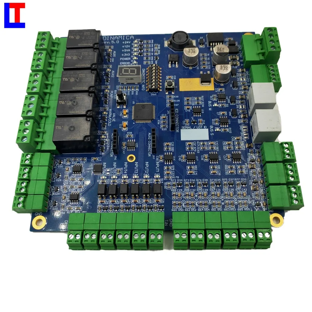Ice vending machine control board computer ups board ssd pcba assembly rechargeable fan pcb board design