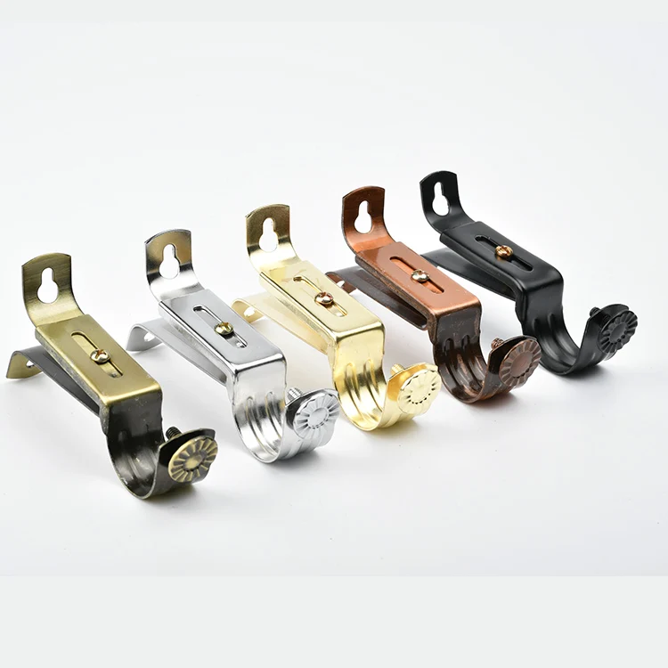 Fashion design home decoration metal durable retro curtain rod Roman rod Aluminum Alloy Roman Curtain rods and rails Curtain