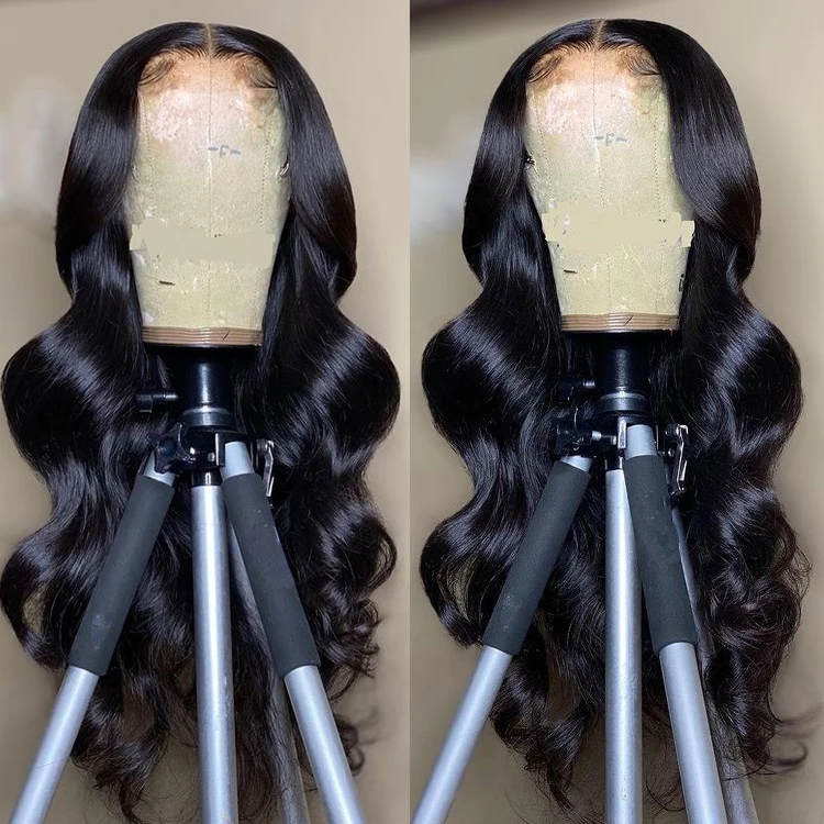 Парик из человеческих волос с прозрачным разрешением парик 360 бразильских на сетке парики 13x6 спереди для черных