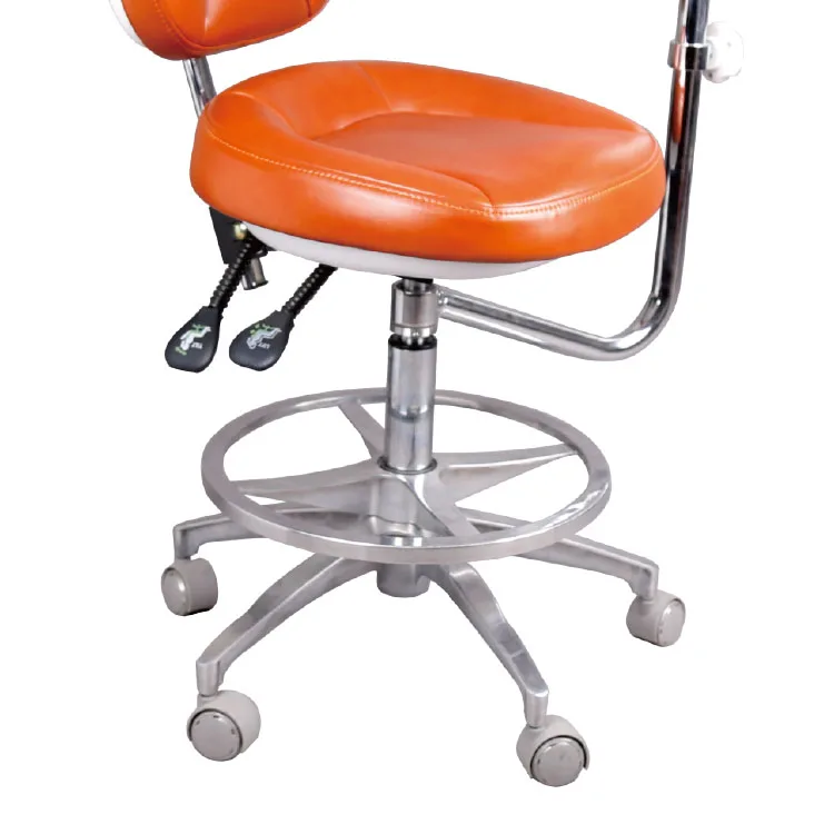 Dental Stool Medical Use Hospital Saddle Chair Armrest Ergonomic Design Dentist Stool Adjustable Furniture Dental Clinic Use