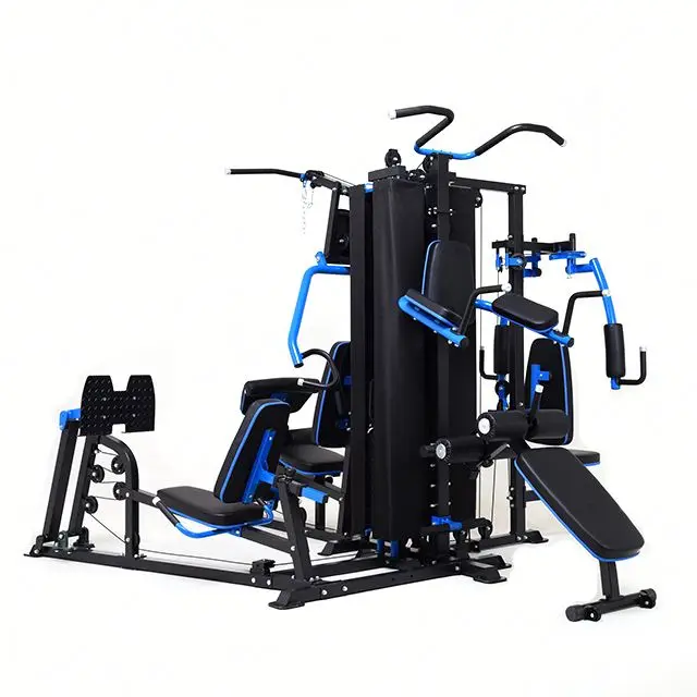 Home Multi Functional 4 Station Gym Fitness Equipment Strength Training Machine
