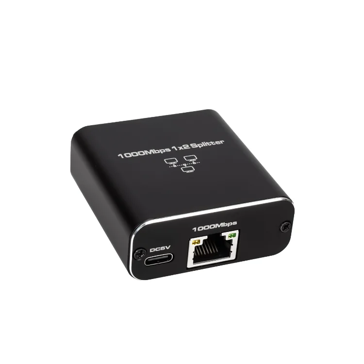 RJ45 гигабитный Ethernet-Сплиттер 1000 Мбит/с LAN-сеть Интернет 1-2 выходного адаптера сетевой кабель сплиттер
