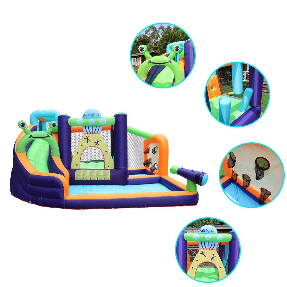 Inflatable combo bouncer playground bounce house water slide children bouncy castles for sale
