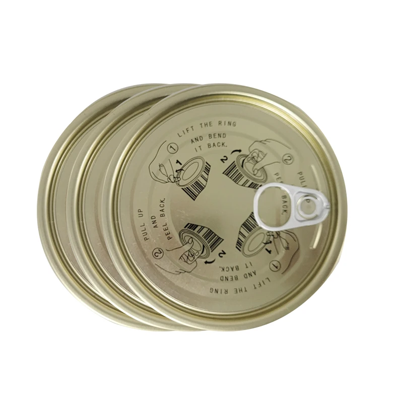 Wholesale tinplate EOE 99mm Easy Open End 401# TFS Lid Eoe for Canned Food