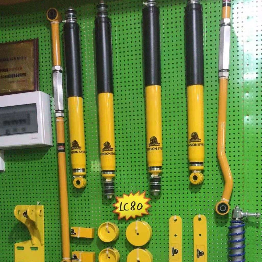 Off Road Coil Over Shocks Front Rear Coil Spring 4x4 for hilux vigo0 Car Yellow Nissan OEM Steel Offroad Automobile Suit Color