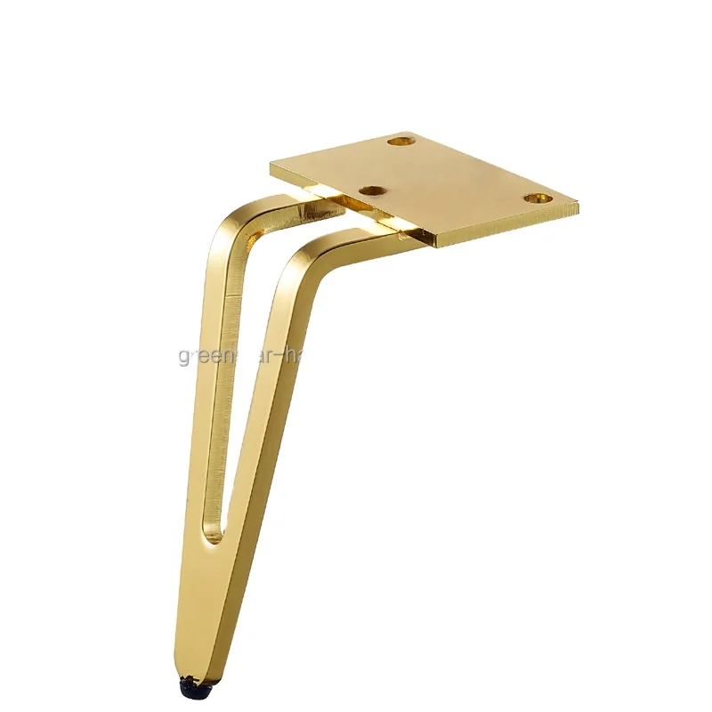 Greenstar Современная дизайнерская мебель металлические ножки для дивана розовое золото Y-Style современная базовая деталь железа 60 шт./коробка