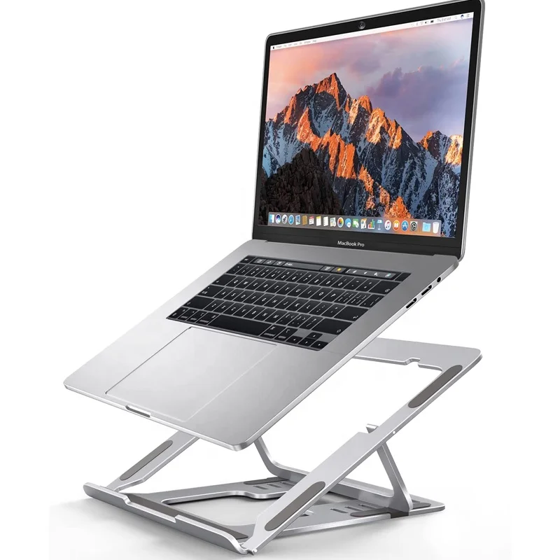 Yicosun Anti-slip Alibab Factory Direct Buy Silicone Protection Design Slim Adjustable Laptop Stand Computer Holder