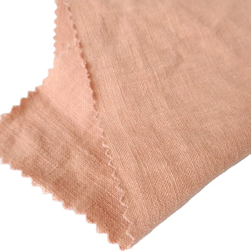 washed ramie cotton mixed fabric for home soft decoration garment nettle cotton crepe bamboo knot pattern fabric 2E88S
