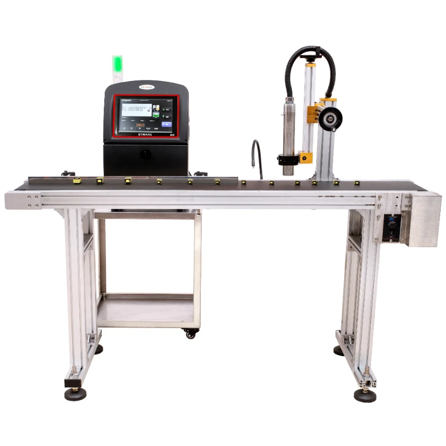 BTMARK Industrial Small Character Inkjet Printer For Bottle Wire Cable Egg Date Coding Logo Printing CIJ printer