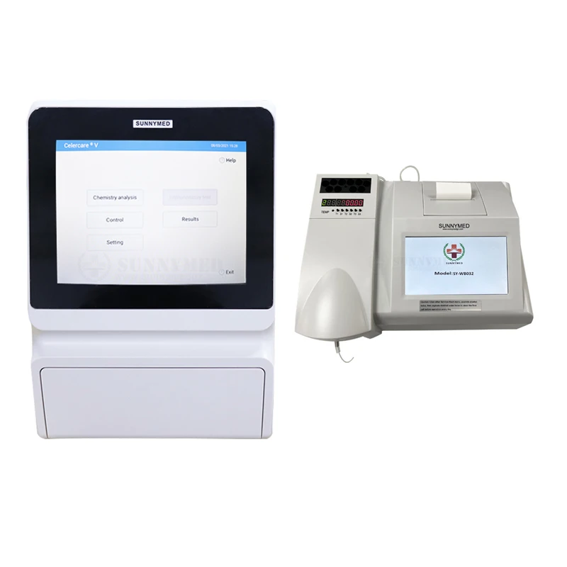 SY-B175V широко используемый портативный автомобильный Биохимический ветеринарный анализатор сухой химии с диском реагента на продажу