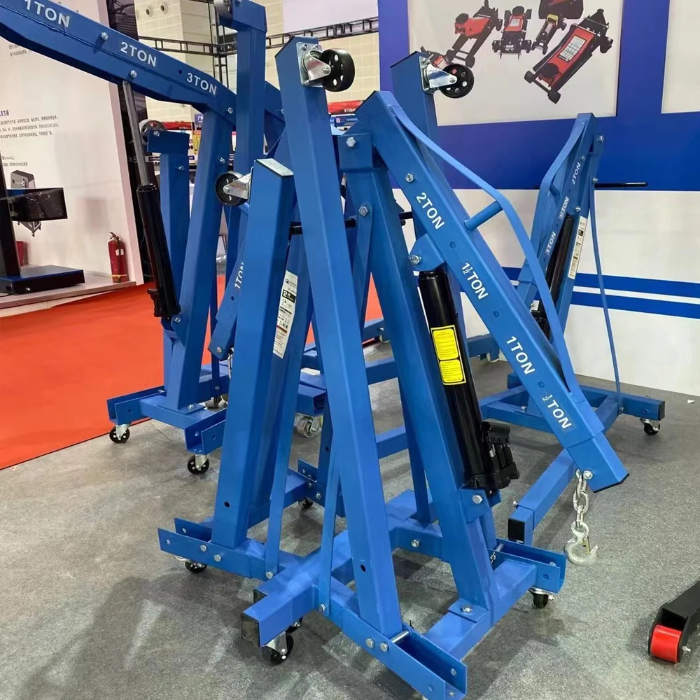hot sale 2 ton Car Hydraulic Jack Engine Crane 2 Ton Folding Shop Crane