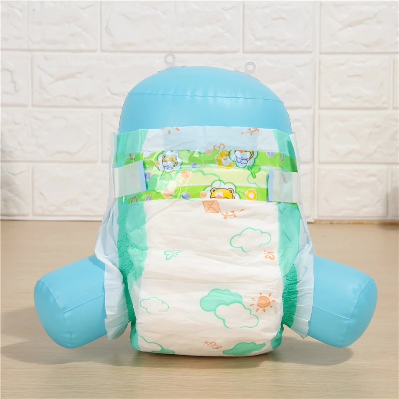 OEM High quality SAP and super absorbing performance baby diaper from China manufacturer M size hot sale Ghana market