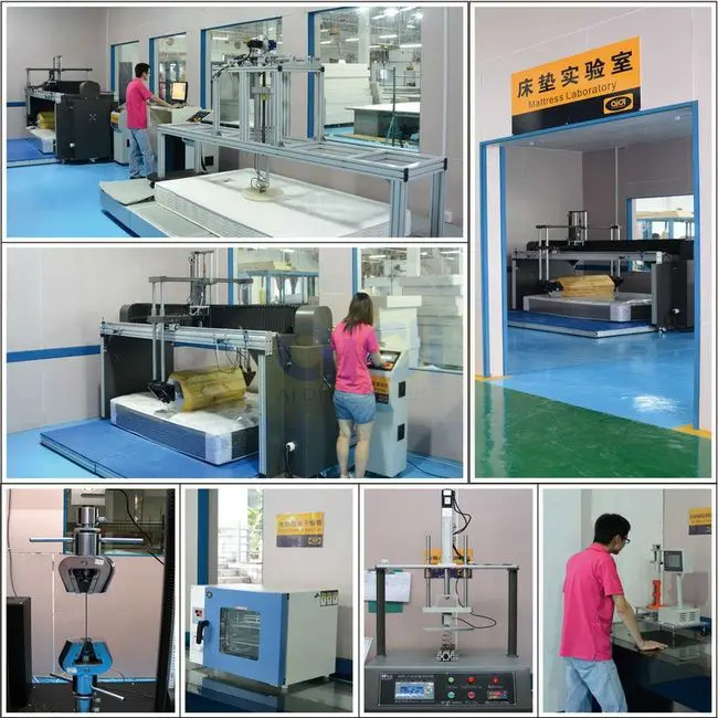 AIDI Euro Top Factory Supply 7 Zone Pocket Spring Bed Fire Retardant Sponge Latex Foam Mattress Roll In A Box