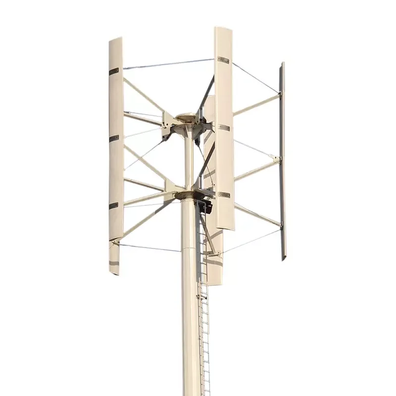 High Quality Vertical Wind Turbine 800w 2000w H12 Series 3kw 48v  Electromagnetic brakes
