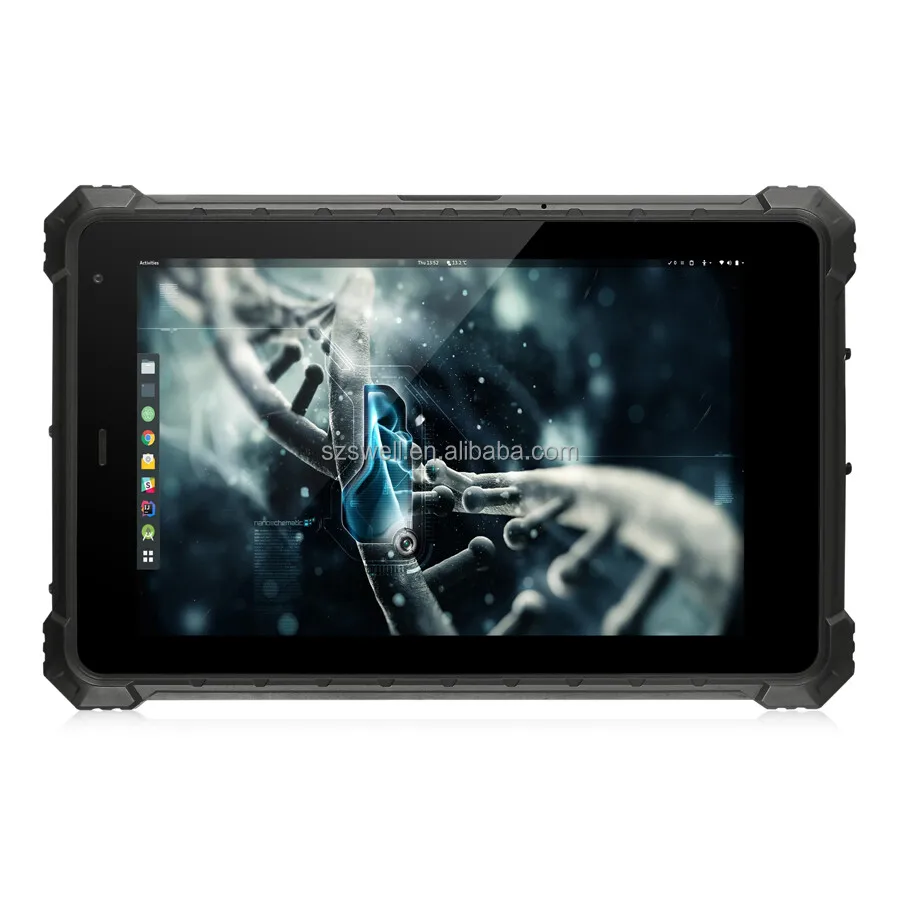 WIFI6 Fast Data Transfer Collect 5000pcs Fingerprints 8inch Win/Linux System Shockproof Rugged Tablet