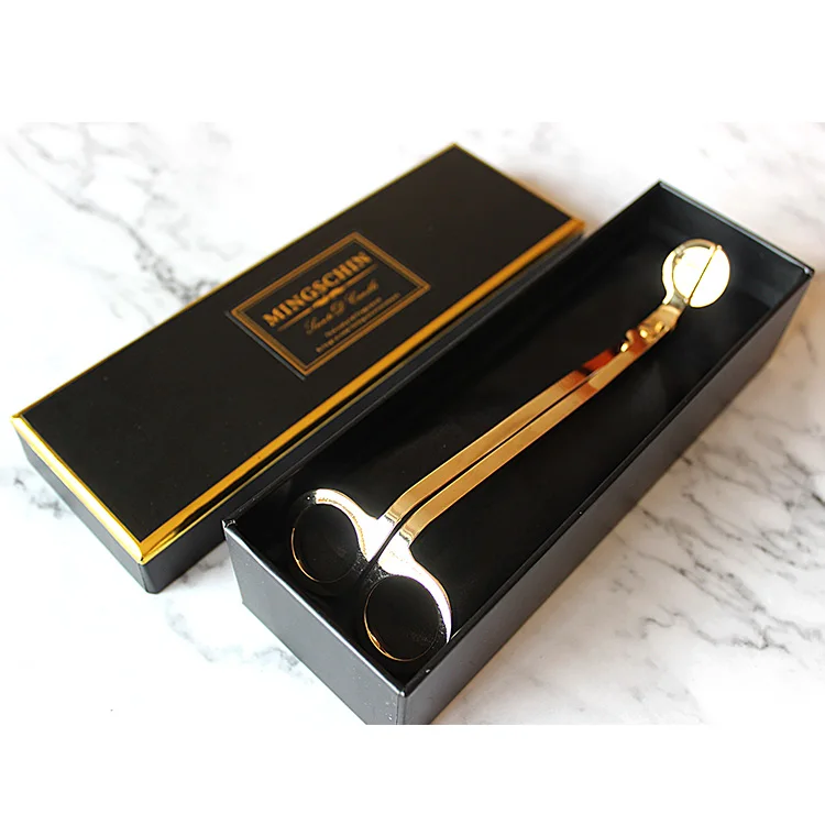 Stainless Steel Candle Trimmer Set With Box Candle Wick Trimmer with customized boxes