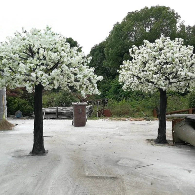 3 m Plastic Big Trees 11 foot Giant Fake Cherry Huge Tree 12 feet 4 meter Extra Large White Cherry Blossom Artificial Tree