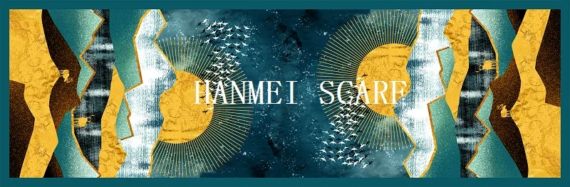 Wholesale Custom Digital Screen Printed Silk Scarf Printing Head Accessories Satin Hijab Scarf For Women Scarves & Shawls