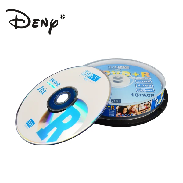 Large capacity storage blank inkjet dvd+r disc with 16x