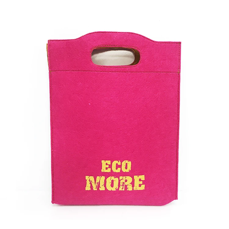 Eco friendly gift shopping bags custom RPET recycled felt Tote Bag Sustainable