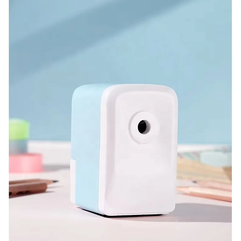 Simple Style Manual Mechanical Pencil Sharpener Plastic 6-8mm Colored Pencil Sharpener Lightweight Mechanical School Tools 1200