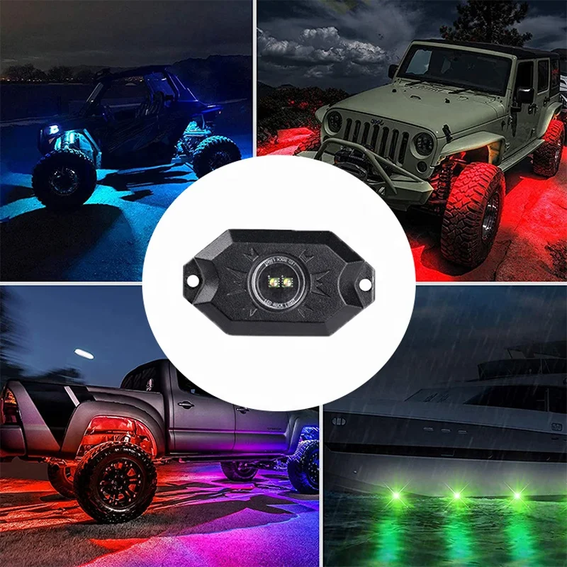 Распродажа RGB 1 на 4 Авто Грузовик Светодиодный светильник