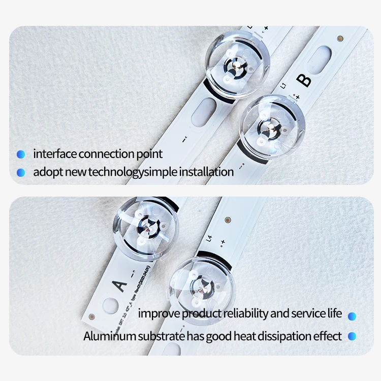 Repair Parts LED TV Back Light Strip For 42LB 4pairs/set 42' REV0 7 A/B-Type SVL400 6V 2W 4LED