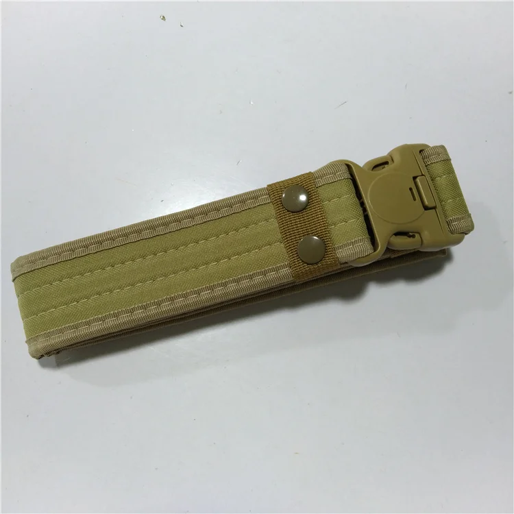 
Made in China High Quality 130cm 600D Oxford Cloth Nylon Camouflage Plastic Buckle Military Belt Tactical Police Duty Belt 