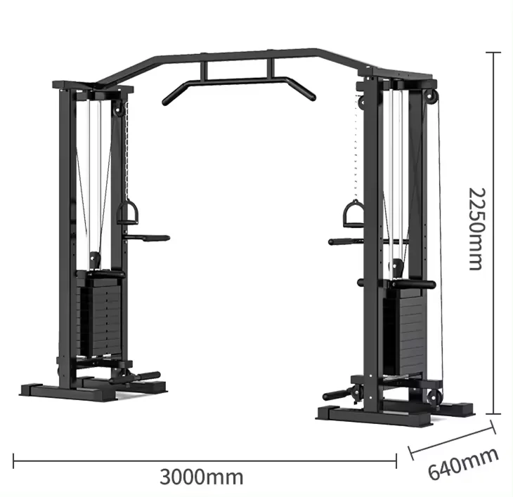 High Quality Functional Trainer Cable Machine Gym Equipment Full Set Mutli Function Station