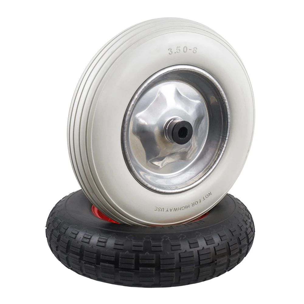 Special Trolley Wheels 3.00-8 3.25-8 3.50-8 4.00-8 Solid Wheelbarrow Pu Foam Wheel