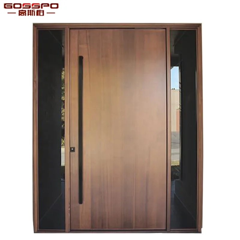 
XS13-006 Italian frame gold house pivot door 