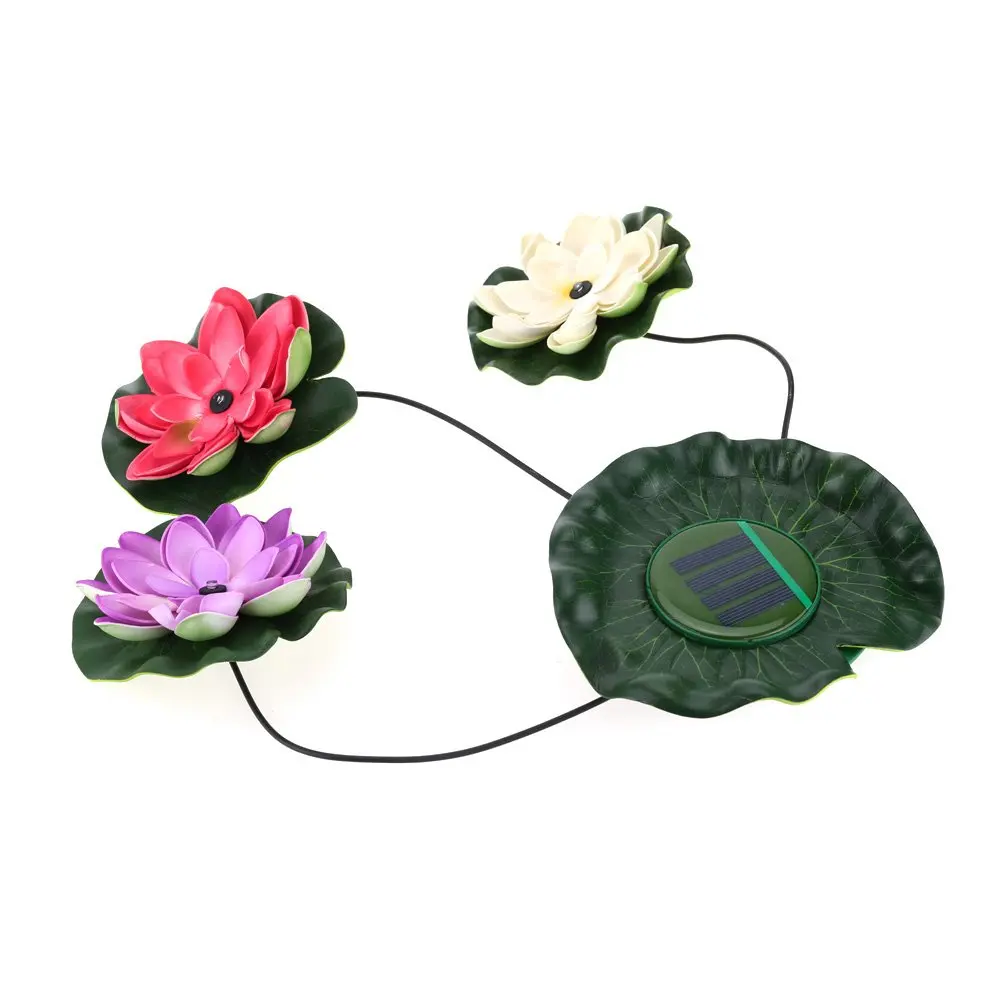 LED Waterproof Floating Lotus Lamp Battery Powered Color Changing Floating Lantern Swimming Pool Floating Lamp Suitable for Pond