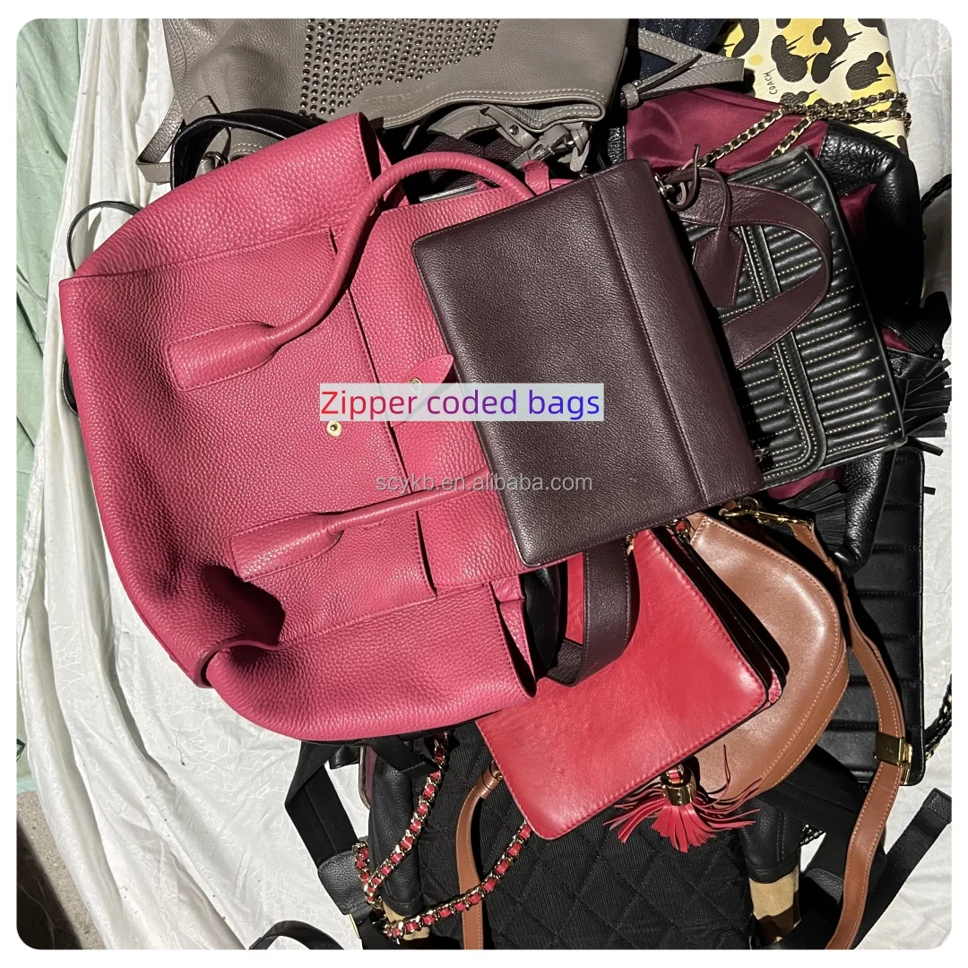 A1 Used Bag Branded Ladies Italy of Real Leather in Good Condition Second Hand Luxury Brand Bags in Bales Original Luxury Bags
