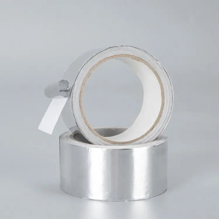 Silver Aluminium Foil Mylar 50Mm Aluminum Metallic Exhaust Repair Tape